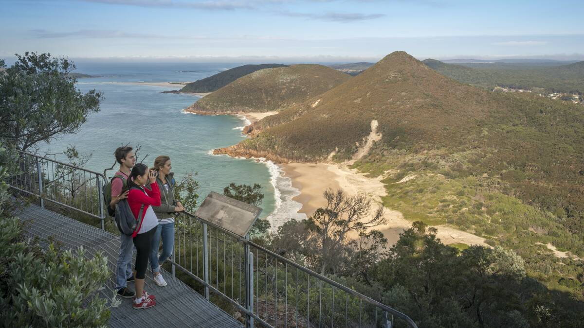 The Tomaree Coastal Walk will extend from Tomaree Head to Birubi Point when completed. Picture - NSW Planning and Environment. 