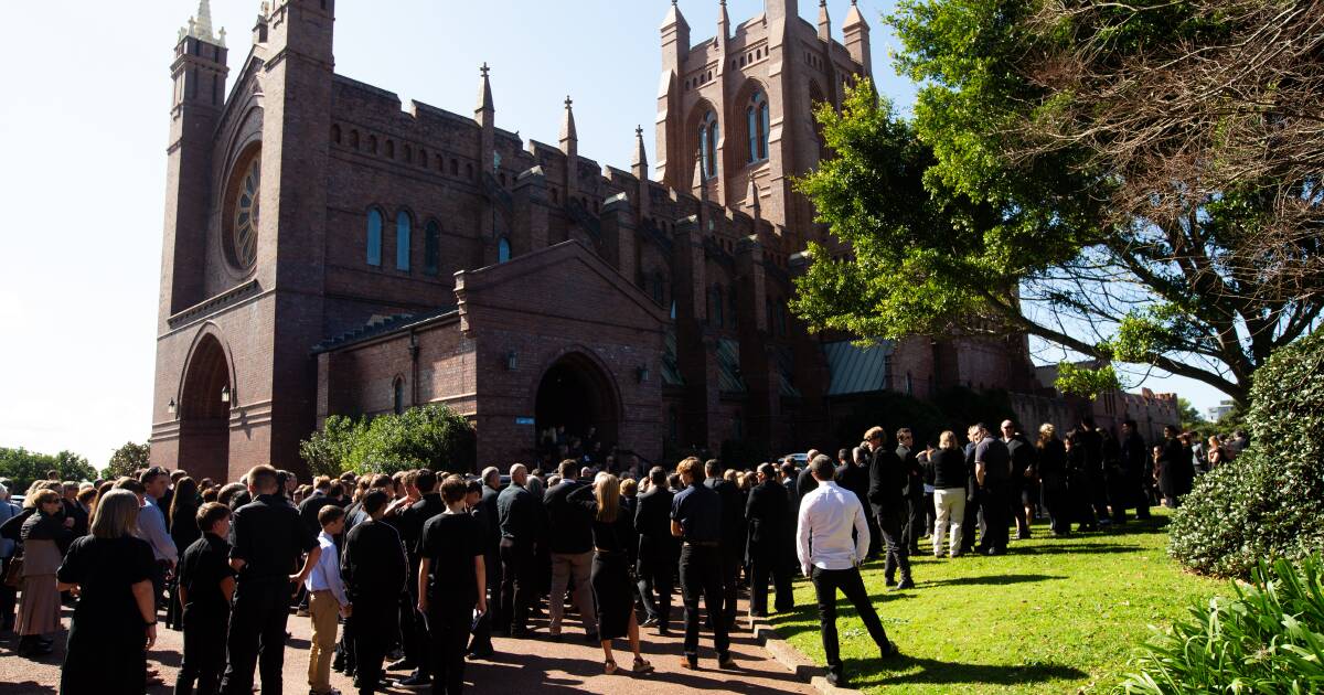 Hundreds attend the funeral of Bryson Dimovski at Christ Church Cathedral, Newcastle | Newcastle Herald