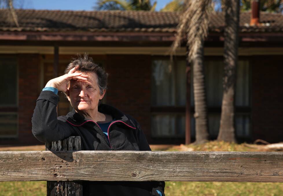 Movinig on: Anita Bugges is the first resident to be facing foreclosure by the bank. Picture: Simone De Peak.