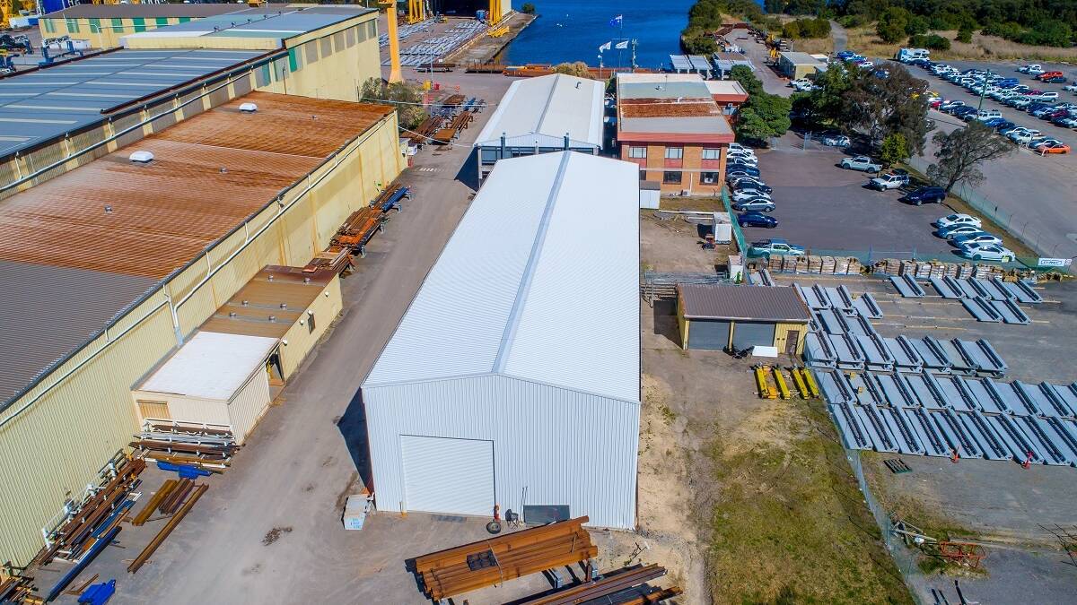 BUILDING OUR FUTURE: Civmec's state of the art East Coast Facility in Newcastle.