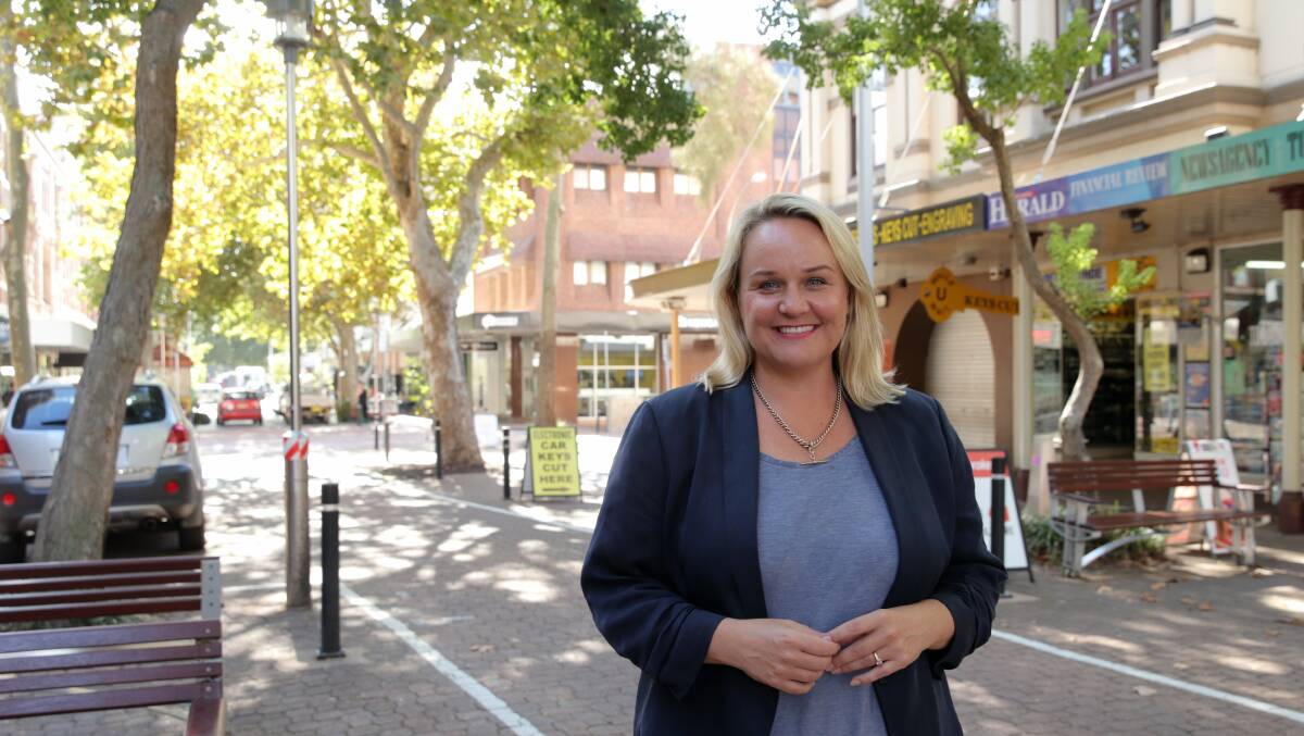 REPORTED: Newcastle Lord Mayor Nuatali Nelmes has told police of the break-in. Picture: Max Mason-Hubers.