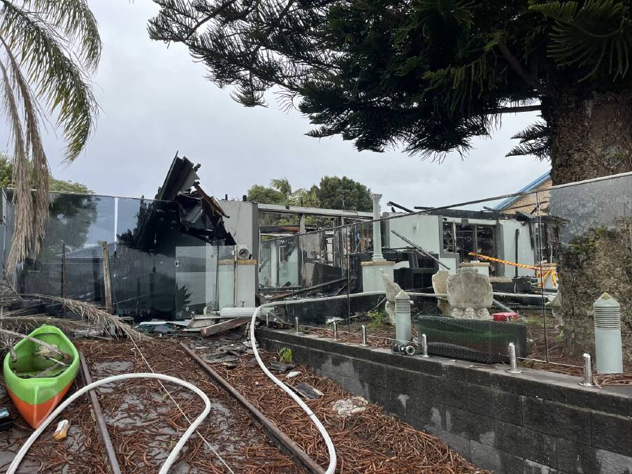 Firefighters were called to the Central Coast suburb of St Huberts Island on July 2 after reports of a house fire. Picture by FRNSW