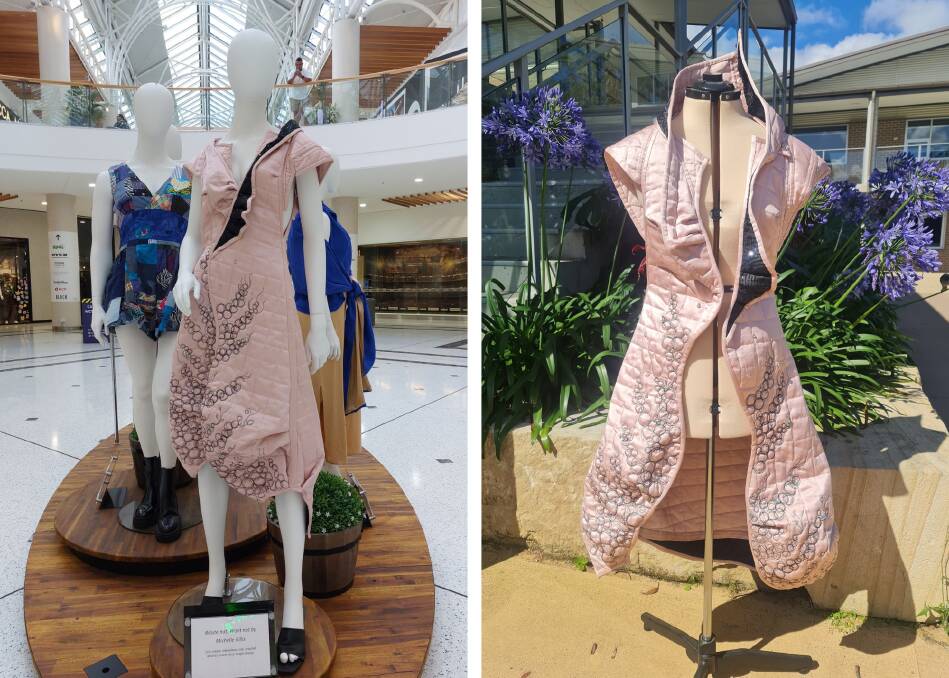 The unique, handmade garment was on display at Charlestown Square ahead of the auction. Pictures supplied 