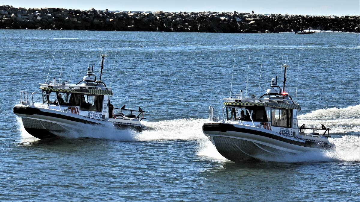 Marine Rescue NSW crews out on the water for the start of a busy season. Picture by Marine Rescue NSW