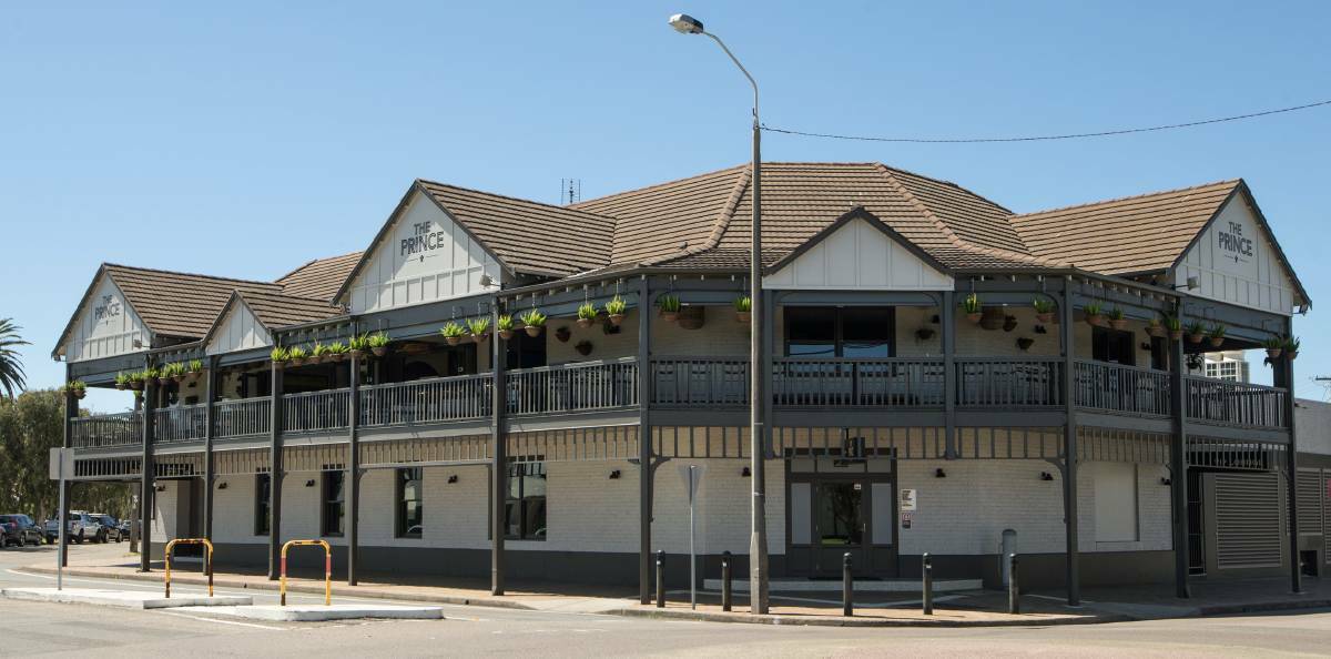 The Prince of Merewether hotel has been listed as a finalist. File picture