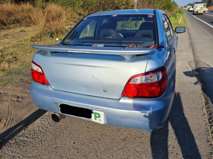 The P-plater was clocked speeding on Thursday morning near Newcastle. Picture by NSW Police