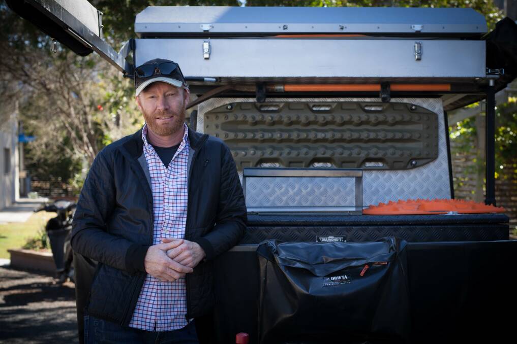Bush lifestyle: "Camping gets you back to basics and that's more relevant today than before," says Drifta founder Luke Sutton.