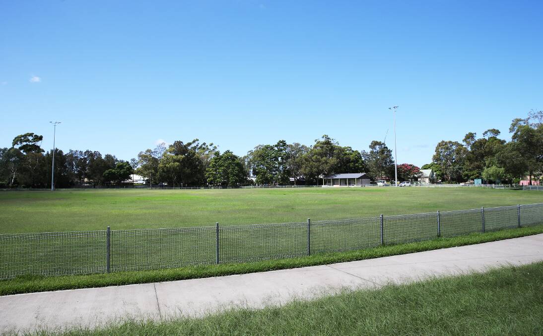 Chop: Council staff will start a "mowing trial" of Islington Park's sports oval on Tuesday, following the March 1 Wickham fire. Picture: Peter Lorimer