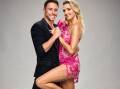 Professional dancer and choreographer Aric Yegudkin with his partner on Dancing With the Stars this year, Nikki Osborne. Picture supplied by Channel 7.