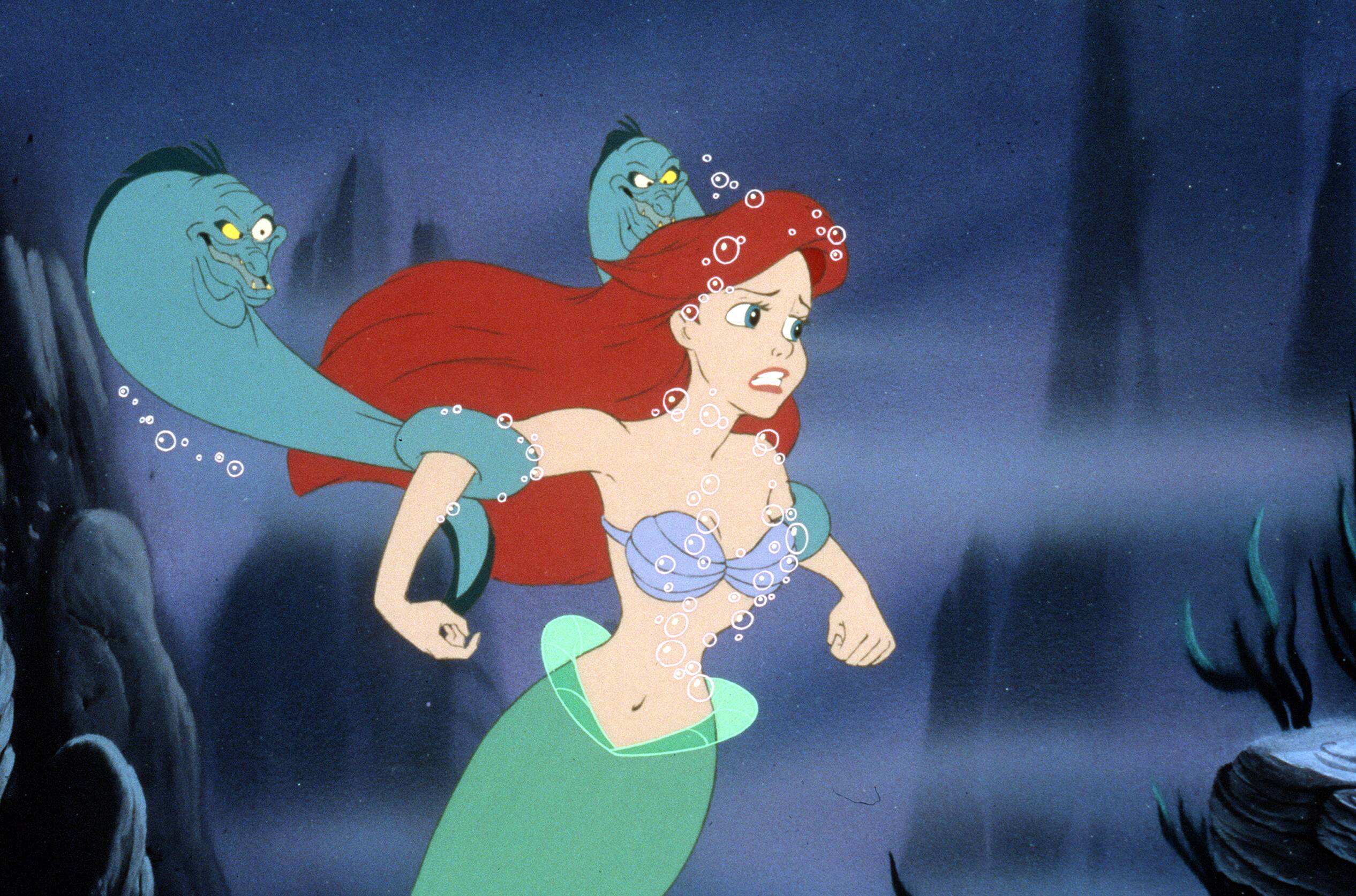 Ariel Eric Little Mermaid SEASHELL SCENARIO Ursula Triton Jim Shore Disney  NIB