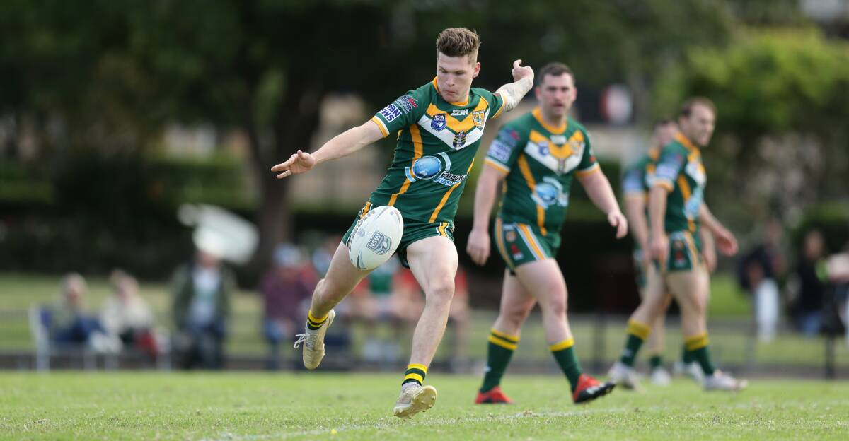 Wyong halfback Lachlan Hanneghan. Picture by Jonathan Carroll