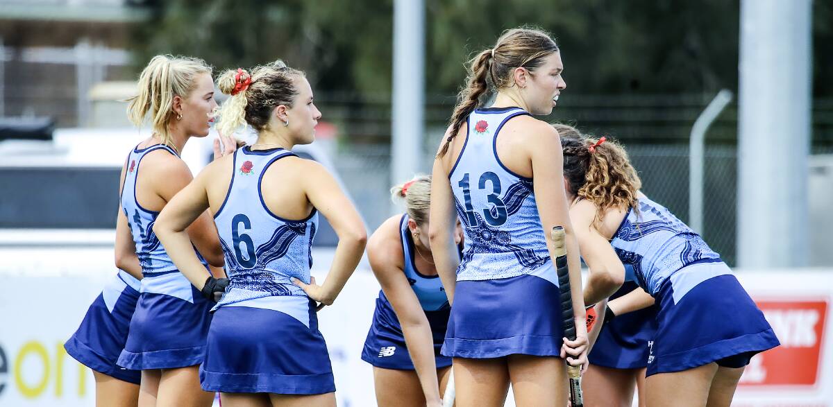 NSW women's players at the Under-21 National Championships in Newcastle. Picture by Click InFocus