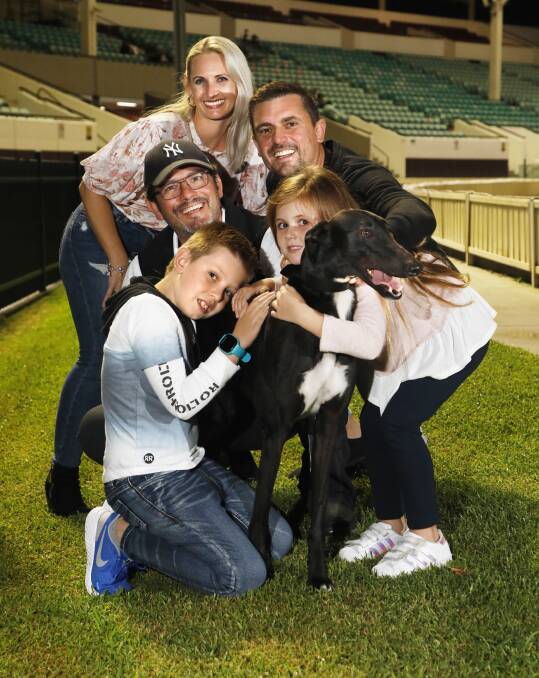 French Martini with the Brandt family. Picture by Greyhound Racing NSW