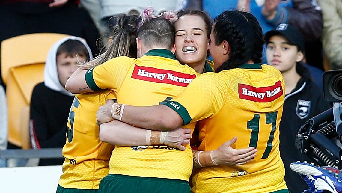 CELEBRATE: Isabelle Kelly (second from right). Picture: AAP