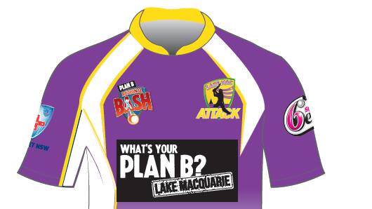 FRESH: Proposed uniform for newly-announced Lake Mac Attack. Picture: Supplied