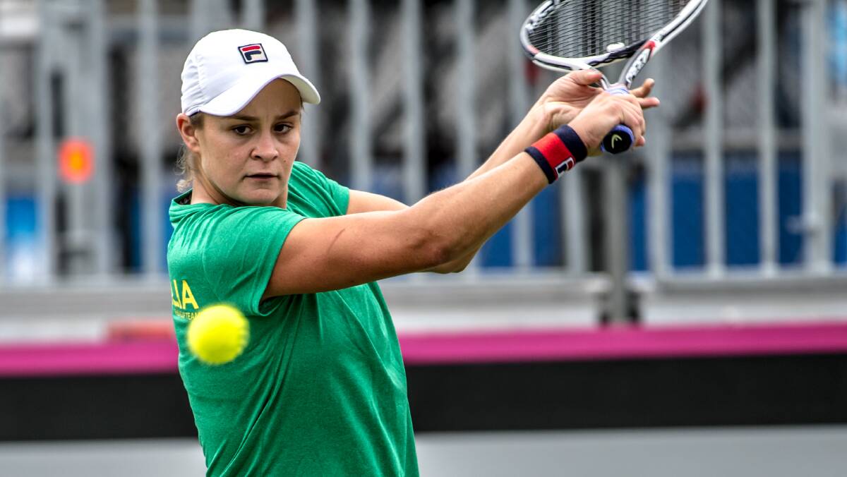 Ash Barty during her tennis career. Picture by Karleen Minney
