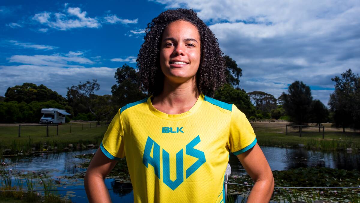 Australian sprint champion Torrie Lewis will make her World Championships debut in Budapest this weekend. Picture by Simon Sturzaker