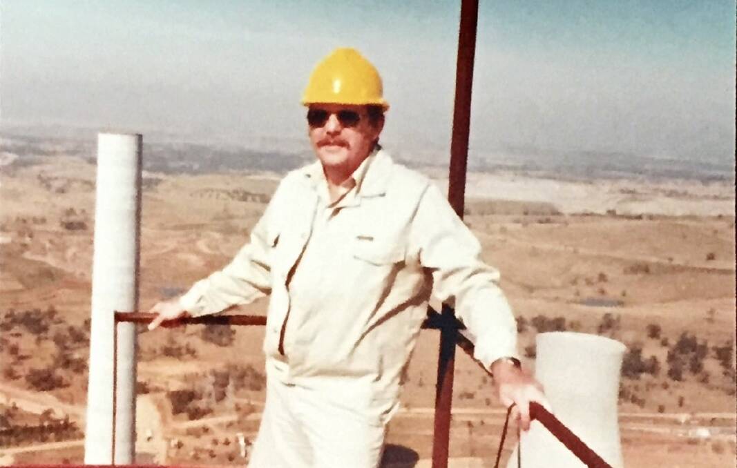 Tony Duffell was one of the first operators at Liddell power station. Picture supplied