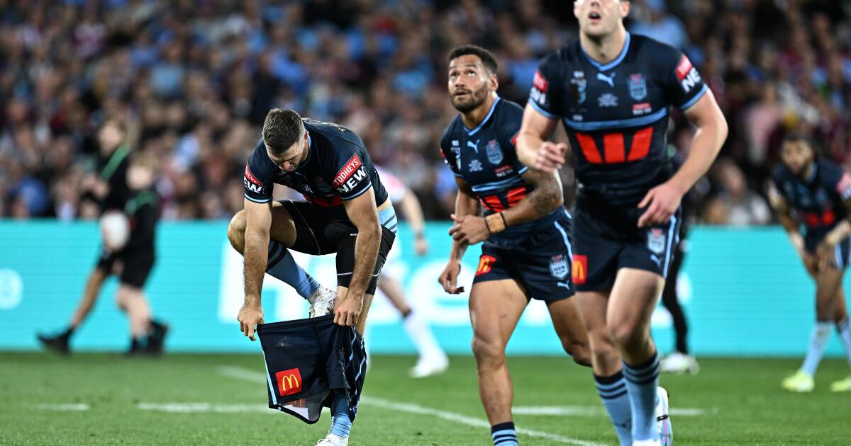 NSW were in a right state during the first State of Origin match