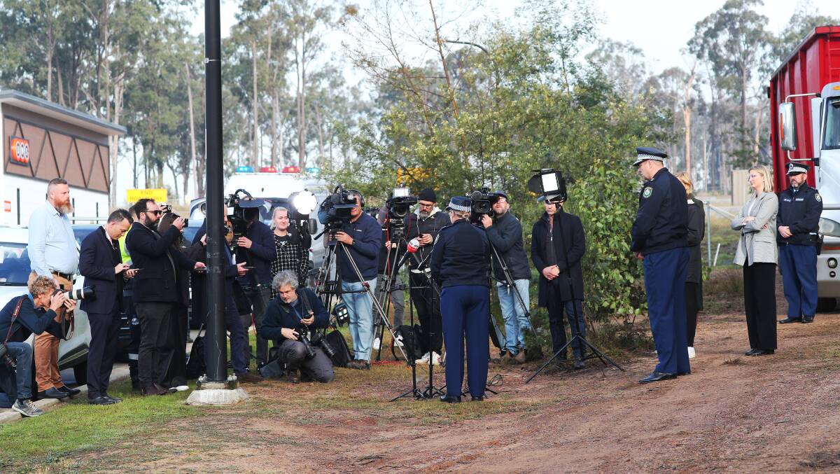 Acting Assistant NSW Police Commissioner Tracy Chapman on scene. 