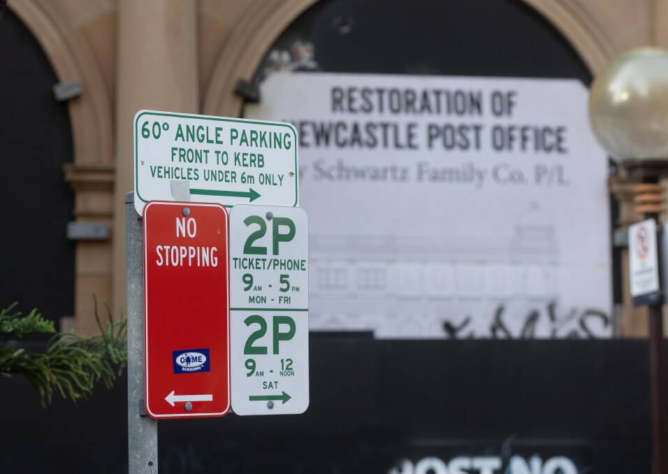 Parking signs in the East End. Picture by Jonathan Carroll