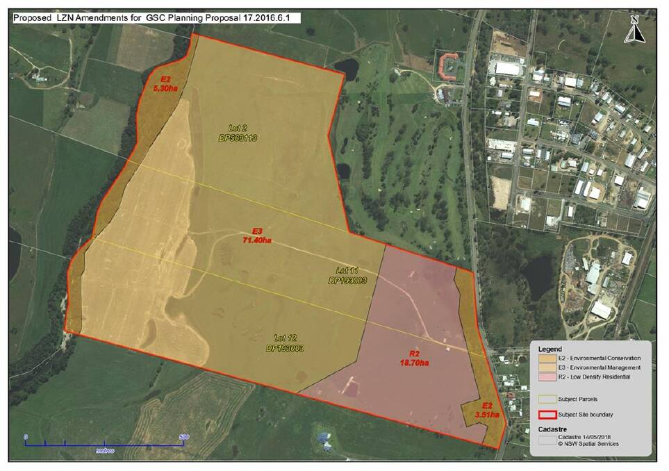 SITE: The Gloucester River Run proposal site, to the south-west of the Gloucester township. 
