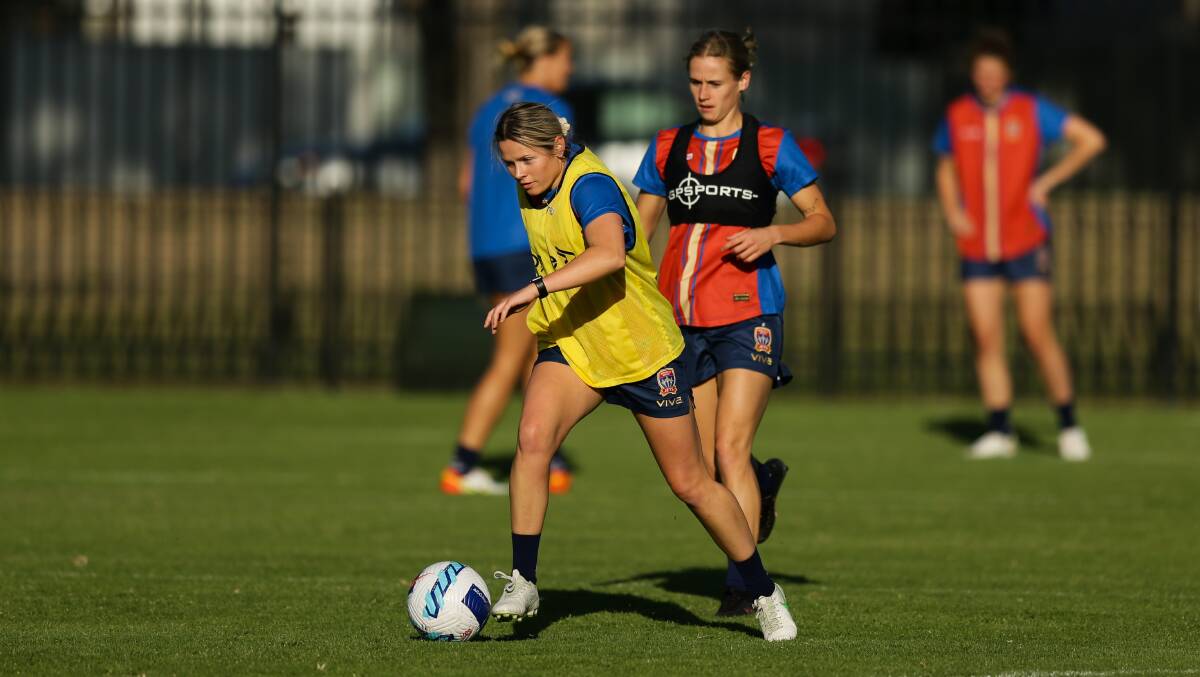 Jets captain and midfielder Cassidy Davis will be monitored this week after a head knock against Melbourne City on Saturday. Picture by Jonathan Carroll