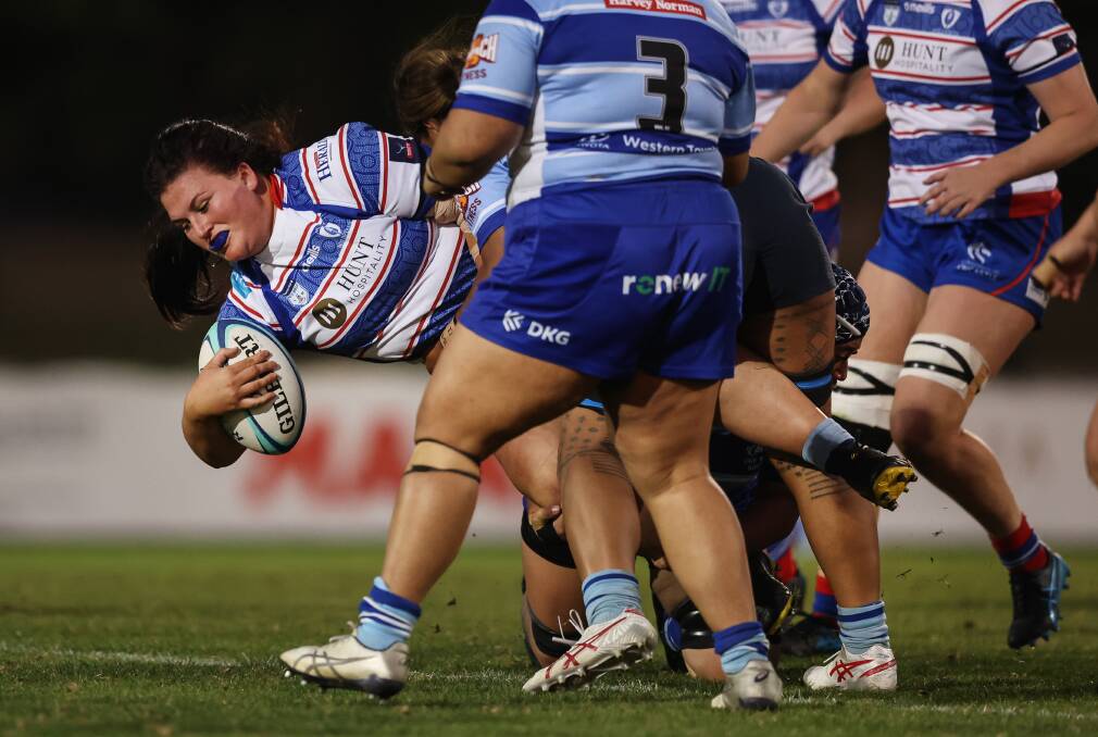 April Radford, pictured in action last season, was a force to be reckoned with as the Hunter Wildfires beat Easts in Jack Scott Cup on Saturday. Picture by Marina Neil