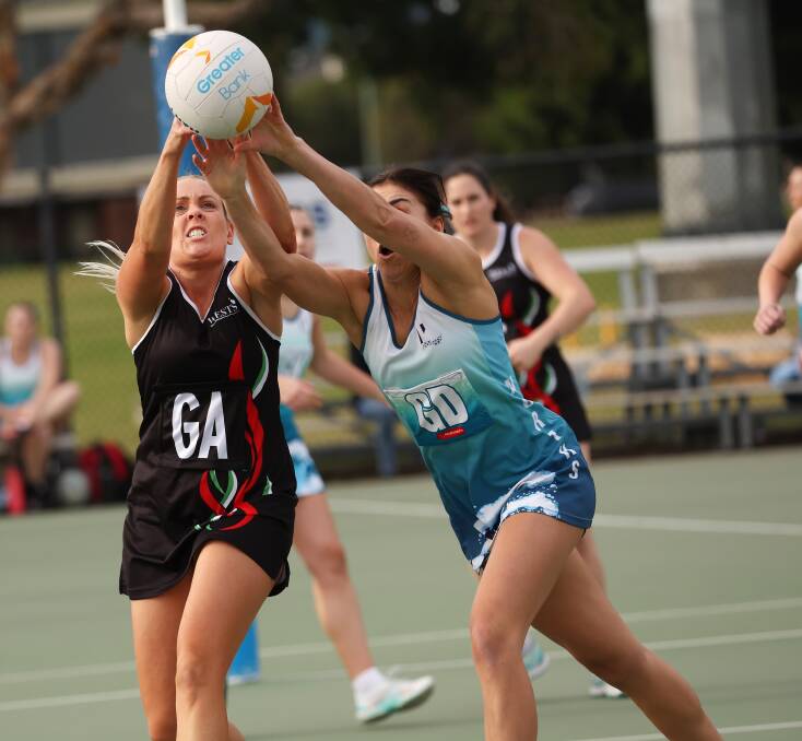 Newcastle championship netball action from round six at National Park on Saturday. Pictures by Peter Lorimer