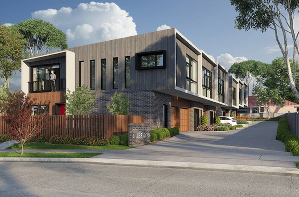 MOVING FAST: Three townhouses in the six-residence development Cube@79 for Adamstown are already under offer.