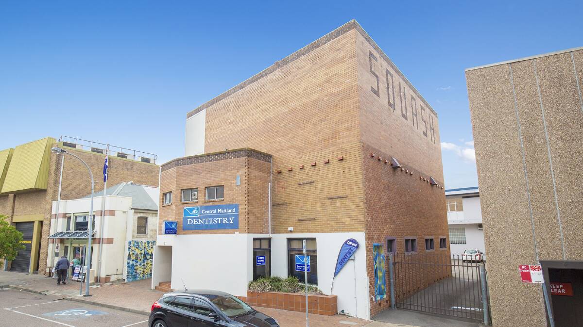 WELL-KNOWN: The former Maitland Squash Courts building in Bulwer Street is on the market and will be sold through a tender process.