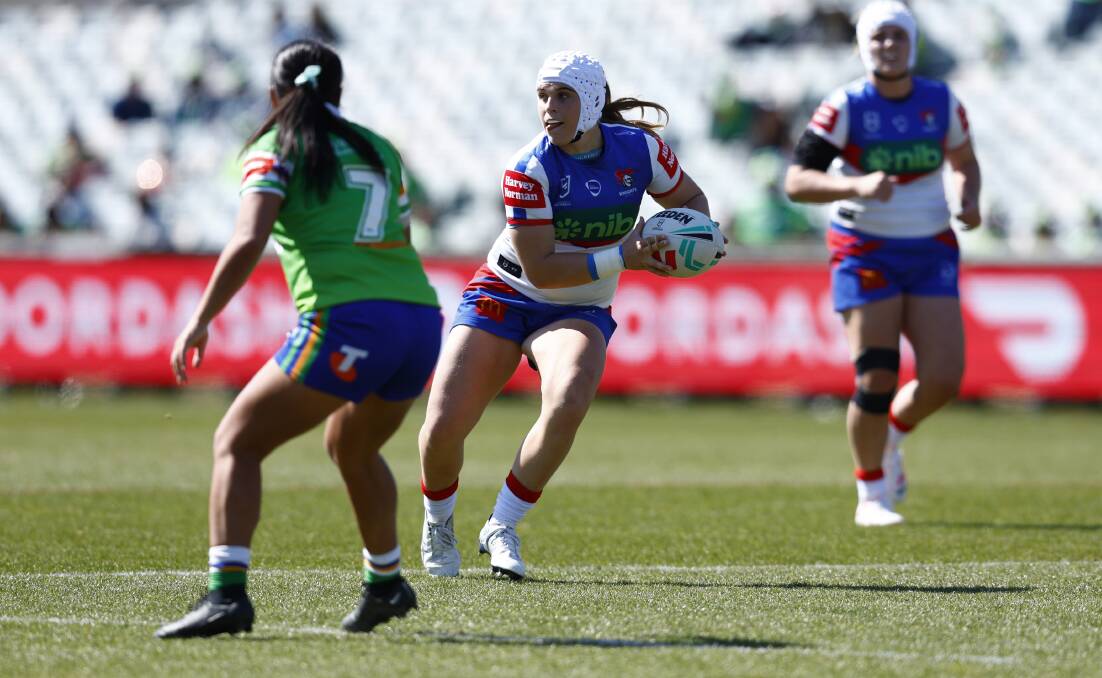 NRLW round 7 action at Canberra Stadium on Saturday. Pictures by Keegan Carroll