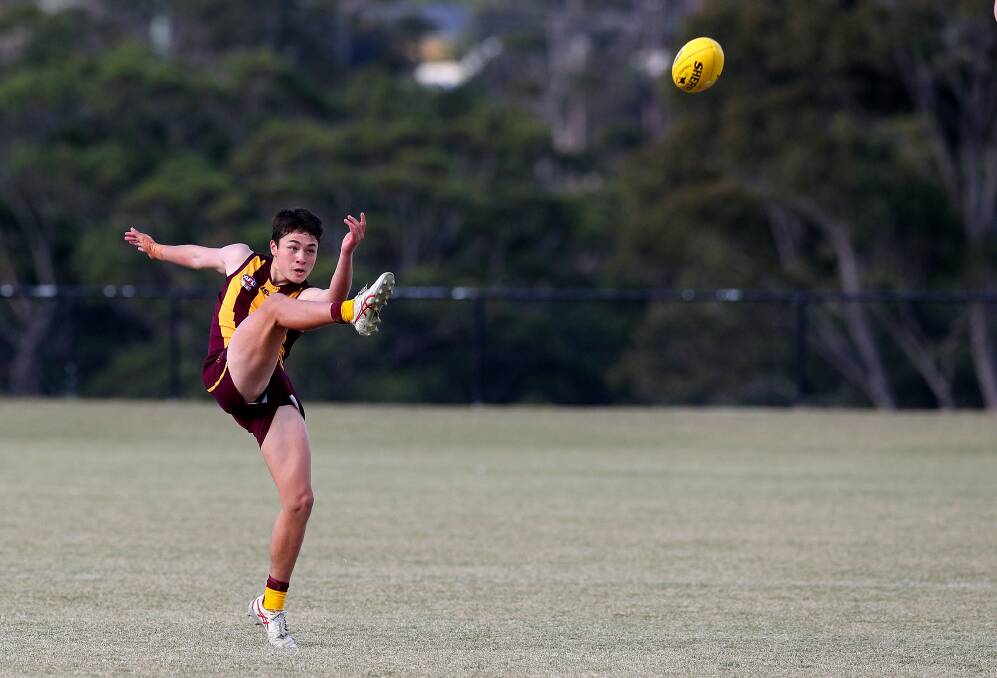 Cardiff's Tahi Brain produced a strong performance as the Hawks downed Warners Bay at Pasterfield Sports Complex on Saturday. Picture by Peter Lorimer