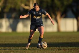 Cassidy Davis has quickly taken her goal tally to 17 in six appearances for New Lambton. Picture by Marina Neil