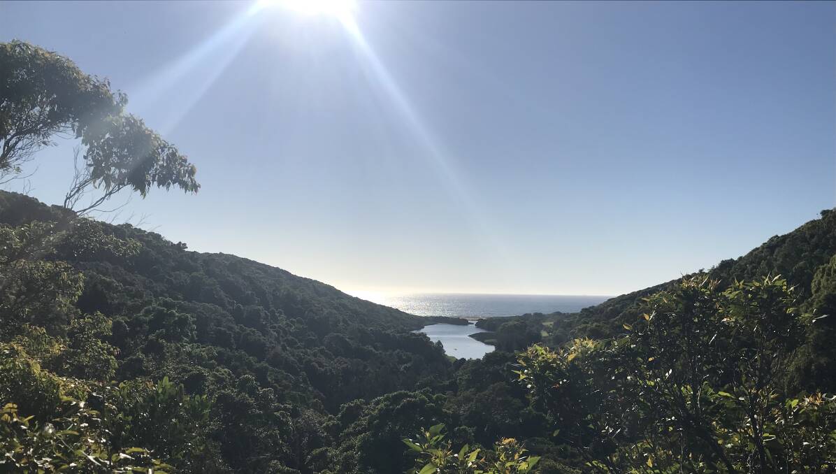THE REWARDS: You can be greeted with these views on a morning trail run or walk through Glenrock State Reserve. Picture: Allison Currey