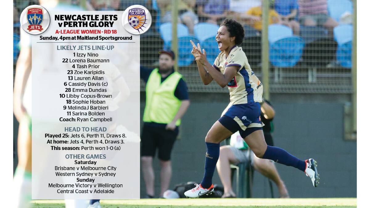 Newcastle Jets striker Sarina Bolden has scored 11 goals in 12 appearances. Picture by Jonathan Carroll