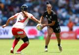 New Zealand's Tenika Willison in action during the 2023 Sydney Sevens match against Japan at Allianz Stadium on January 28, 2023. Picture Getty
