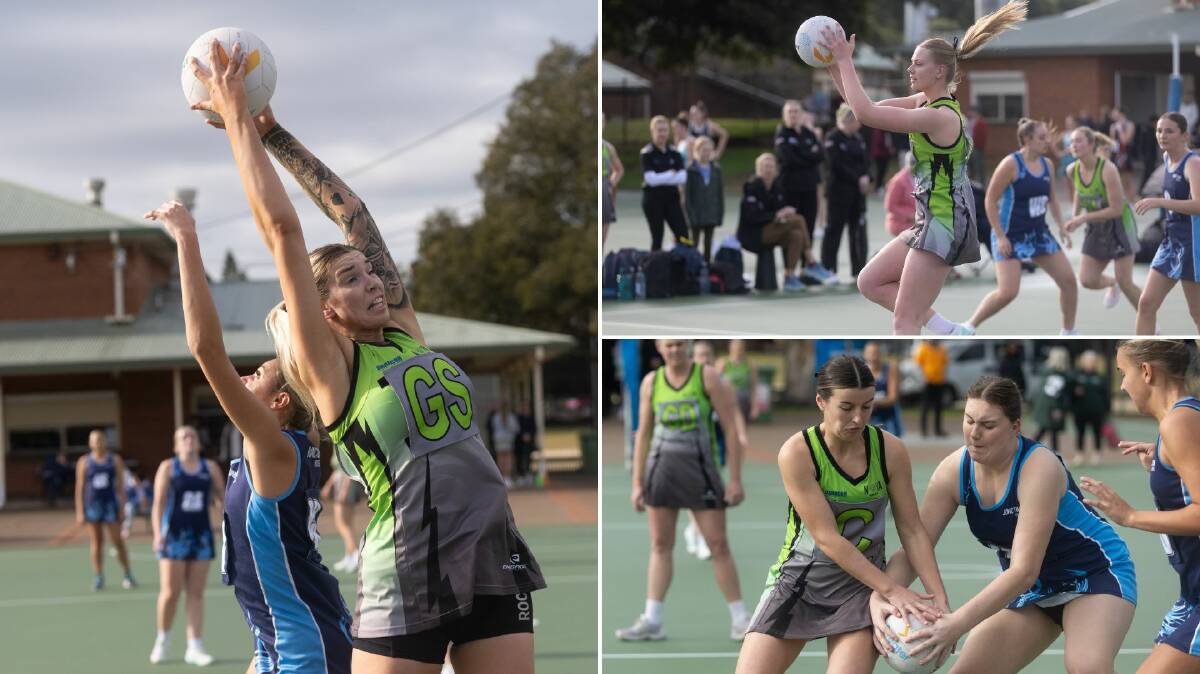 Action from National Park, Nova Thunder v Junction Stella. Pictures by Jonathan Carroll