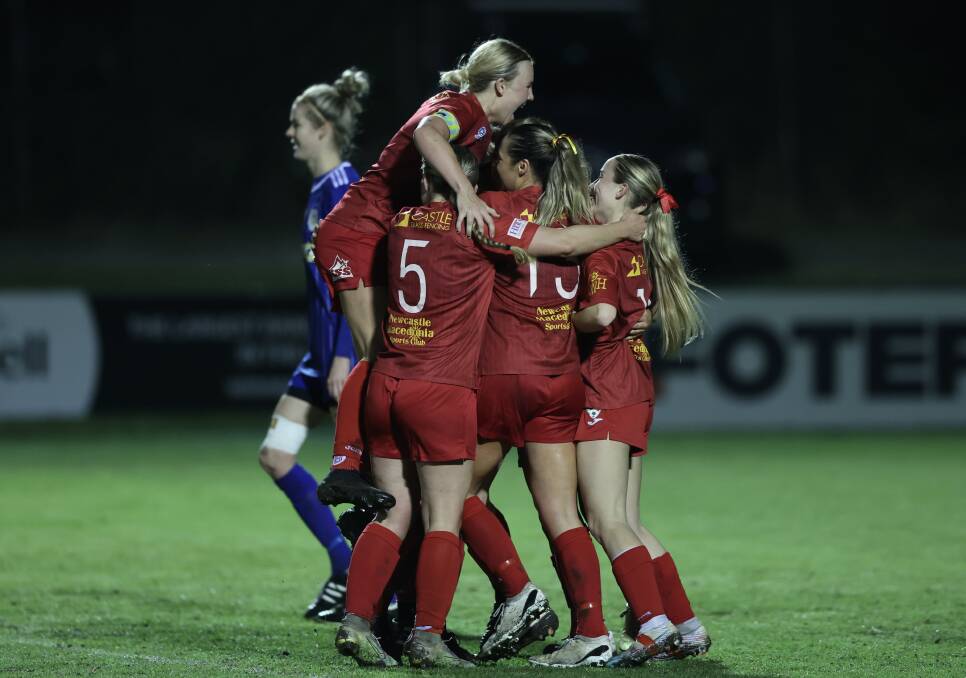 Broadmeadow Magic are through to the NPLW Northern NSW grand final. Picture by Sproule Sports Focus