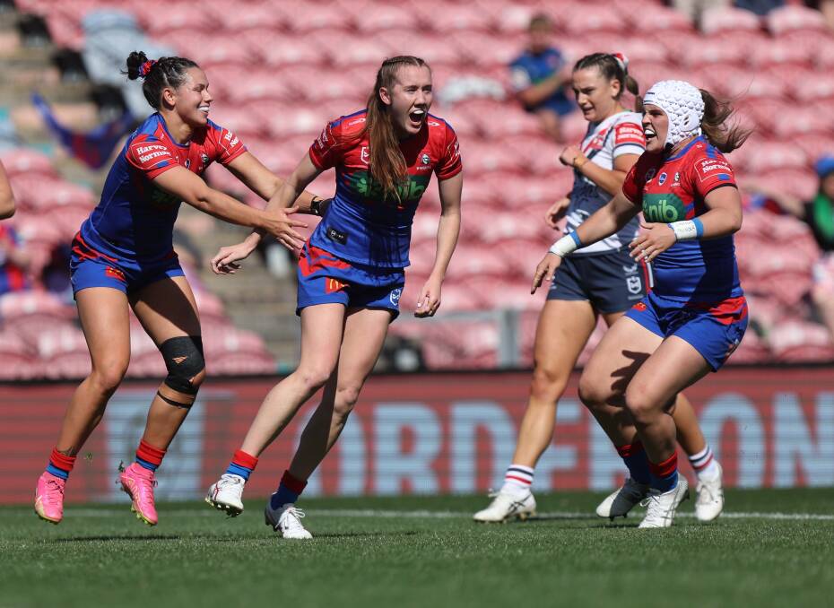 Newcastle Knights v Sydney Roosters at McDonald Jones Stadium on Saturday. Pictures by Marina Neil