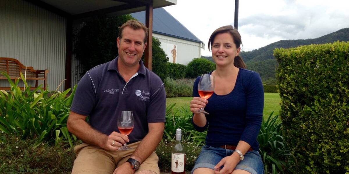 SEAMLESS: A changing of the guard at Agnew Wines ... new chief winemaker Xanthe Hatcher and mentor Jeff Byrne. 