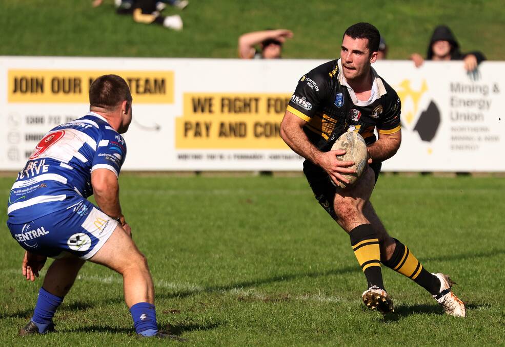 Halfback Angus Ernst has been a constant for the Goannas in 2024. Picture by Peter Lorimer