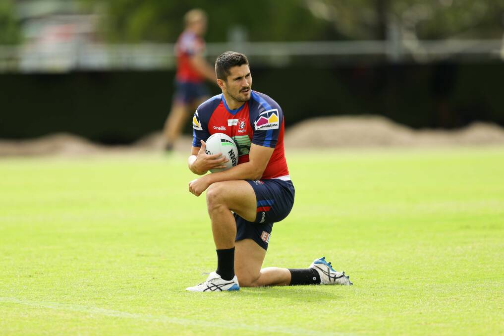 Johns at Knights training. Picture by Jonathan Carroll