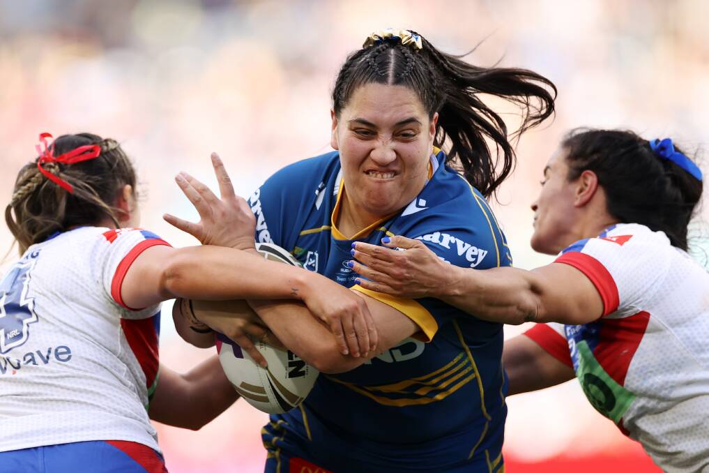 Rima Butler playing in last season's NRLW grand final. Picture Getty Images 