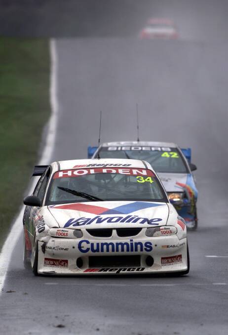CONDITIONS: Garth Tander at Bathurst in 2000. 