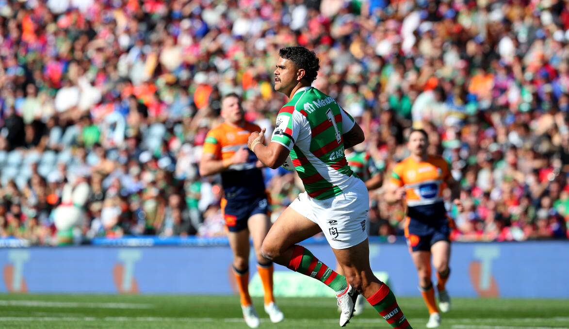 South Sydney fullback Latrell Mitchell. Picture by Peter Lorimer