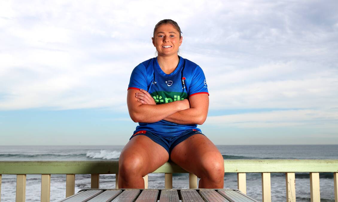 Former Young Matilda Sheridan Gallagher has joined the Knights for the 2023 NRLW season. Picture by Peter Lorimer 