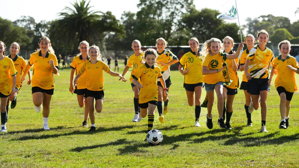 Participation by women and girls, particularly in football, has been booming in the afterglow of the Matildas' high profile success in the sport. Picture by Jonathan Carroll
