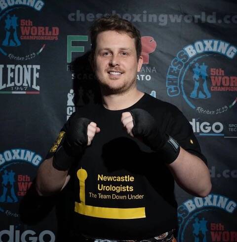 Ben Buckland, 27, returned from the fifth Chess-Boxing World Championships in early November. Picture supplied.