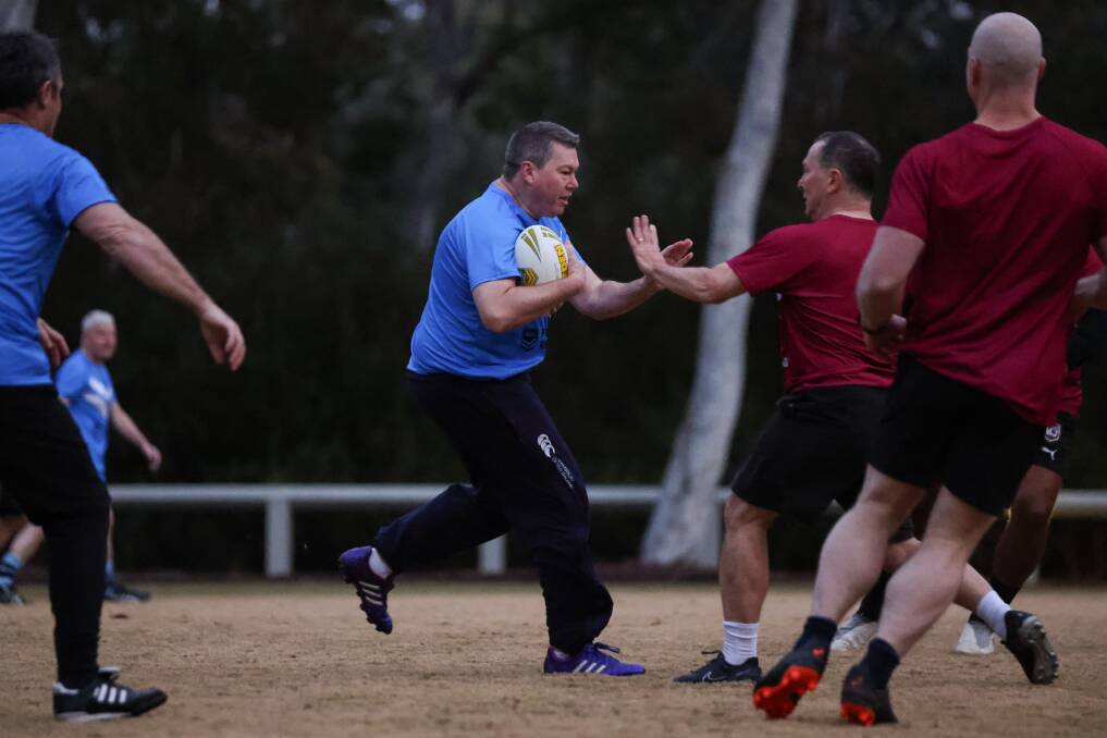 Shortland MP Pat Conroy has captained his fourth consecutive parliamentary state of origin win. Pictures supplied.
